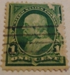 Stamps : America : United_States :  franklin