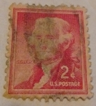 Stamps : America : United_States :  Jefferson