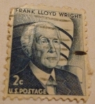 Sellos de America - Estados Unidos -  Frank Lloyd Wright