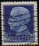 Stamps : Europe : Italy :  ITALIA 1929 Scott 223 Sello Personajes Victorio Emmanuel III Usado