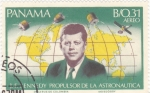 Stamps : America : Panama :  j.f.kENNEDY propulsor de la astronáutica