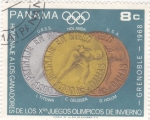 Stamps Panama -  OLIMPIADA GRENOBLE-1968