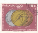 Sellos de America - Panam� -  OLIMPIADA DE GRENOBLE-1968