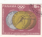 Sellos del Mundo : America : Panam� : OLIMPIADA DE GRENOBLE-1968