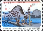 Stamps Japan -  Scott#2904 Intercambio 1,25 usd 90 y. 2004