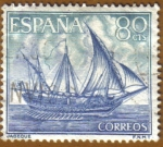 Sellos de Europa - Espaa -  Homenaje Marina Española - Jabeque