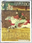 Stamps Japan -  Scott#2815 Intercambio 0,95 usd 80 y. 2002