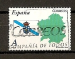 Stamps Spain -  Galicia.
