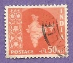 Stamps : Asia : India :  INTERCAMBIO