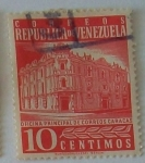 Sellos de America - Venezuela -  Oficina de correos caracas