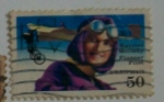 Stamps : America : United_States :  Pioneras de la Aviacion - Harriet Quimby