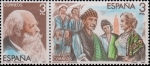 Stamps Spain -  MAESTROS DE ZARZUELA M. Fdez. Caballero-Gigantes y Cabezudos