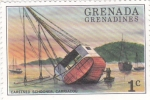 Sellos de America - Granada -  reparación barco