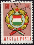 Stamps : Europe : Hungary :  COL-ESCUDO