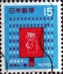 Stamps Japan -  Scott#998 Intercambio 0,20 usd 15 y. 1969