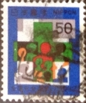 Stamps Japan -  Scott#1304 Intercambio 0,20 usd 50 y. 1977