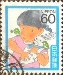 Stamps Japan -  Scott#1678 Intercambio 0,35 usd 60 y. 1986