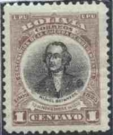 Stamps Bolivia -  Conmemoracion de la Guerra de la Independencia - Efigies diversas