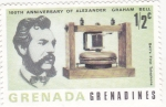 Stamps : America : Grenada :  100 Aniversario de Alexander Graham Bell