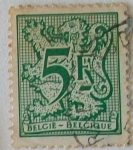 Stamps : Europe : Belgium :  León de Belgica