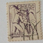 Stamps : America : Brazil :  CORTADOR DE CAÑA