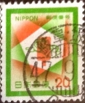 Stamps Japan -  Scott#1119 Intercambio 0,20 usd  20 y. 1972