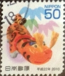 Stamps Japan -  Scott#3170 Intercambio 0,60 usd  50 y. 2009