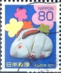 Stamps Japan -  Scott#3273 Intercambio 0,90 usd  80 y. 2010