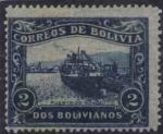 Stamps America - Bolivia -  Ferrocarril Guaqui - La Paz