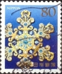Stamps Japan -  Scott#3617c Intercambio 1,25 usd  80 y. 2013