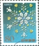 Stamps Japan -  Scott#3617d Intercambio 1,25 usd  80 y. 2013