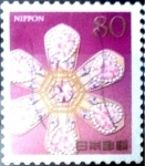 Stamps Japan -  Scott#3617e Intercambio 1,25 usd  80 y. 2013