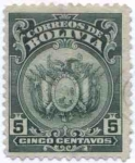 Sellos de America - Bolivia -  Escudo