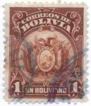 Stamps America - Bolivia -  Escudo