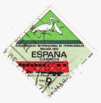 Stamps Spain -  CONGRESO INTERNACIONAL DE FERROCARRILES (Málaga) Cartel anunciador