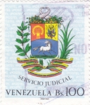 Stamps Venezuela -  escudo-Servicio Judicial