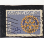 Stamps Italy -  65 Aniversario Rotary Internacional