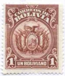 Sellos de America - Bolivia -  Escudo