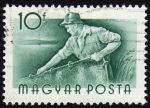 Stamps Hungary -  COL-OFICIOS HÚNGAROS-PESCADOR¿?