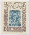 Stamps Mexico -  Exposicion Filatelica Internacional