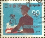Stamps Japan -  Scott#1144 Intercambio 0,20 usd 20 y. 1973