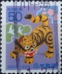 Stamps Japan -  Scott#2591 Intercambio 0,35 usd 50 y. 1997