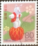 Stamps Japan -  Scott#2645 Intercambio 0,40 usd 80 y. 1998