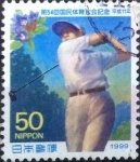 Stamps Japan -  Scott#2707 Intercambio 0,35 usd  50 y. 1999