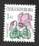 Stamps Czech Republic -  470 - Flor
