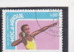 Stamps : Africa : Mozambique :  Lanzamiento de pesas