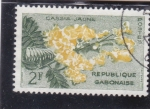 Stamps : Africa : Gabon :  Flores-  