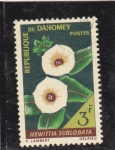 Stamps Benin -  Flores-  