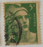 Stamps France -  Marianne de Gandon