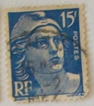 Stamps France -  Marianne de Gandon